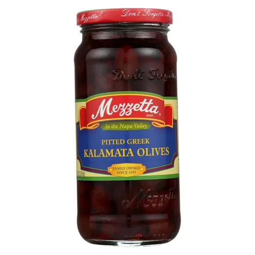Miniatura 13 de Mezzetta Aceitunas kalamata griegas sin hueso – Aceitunas moradas ricas de Grecia para recetas mediterráneas y aperitivos – Prácticas aceitunas sin