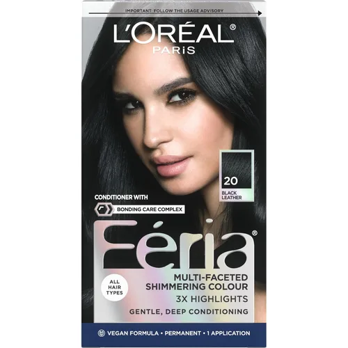 Miniatura 43 de L'Oreal Paris Feria - Tinte permanente multifacético y brillante, 60 Crystal Brown (castaño claro), paquete de 1 60 marrón claro