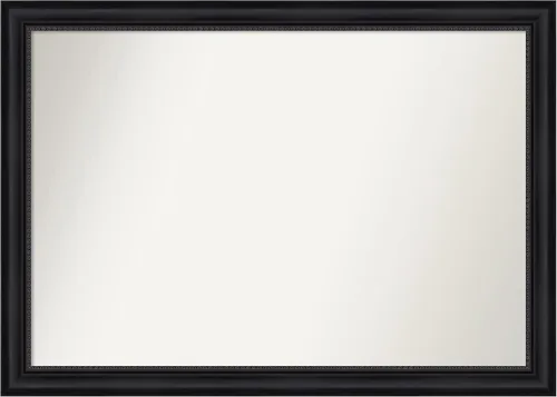 Miniatura 354 de Amanti Art Espejo personalizado, espejo de baño negro Astor, espejo de pared o espejo de tocador de baño sobre el fregadero (25 x 25 pulgadas)
