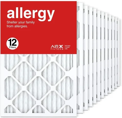 Miniatura 6 de AIRx Filters Filtro de aire MERV 11 plisado HVAC de 10 x 10 x 1 para caldera, paquete de 12 unidades, fabricado en los Estados Unidos