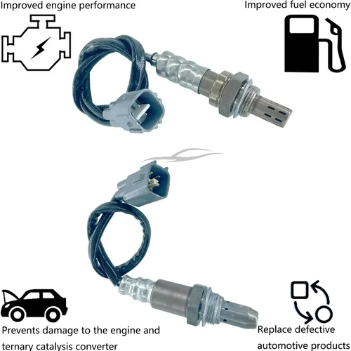 Miniatura 4 de Dropwater Juego de 2 sensores de oxígeno de repuesto para Toyota Tacoma 4.0L 2006-2005 Sensores de oxígeno ascendentes y descendentes 234-9026