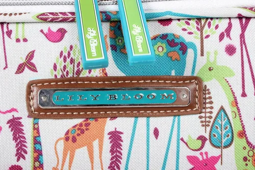 Miniatura 6 de Lily Bloom Patrón de diseño de equipaje de 28 pulgadas expandible con ruedas giratorias dobles, maleta grande y ligera bolsa a cuadros para mujeres