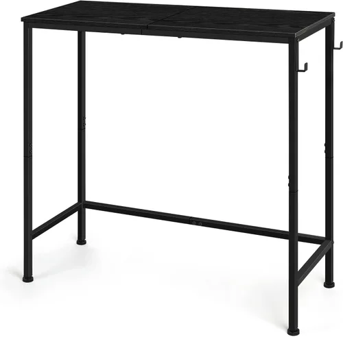 Miniatura 8 de Mesa consola estrecha de granja gris – Mesa pequeña de entrada y pasillo para sala de estar, vestíbulo, dormitorio, oficina
