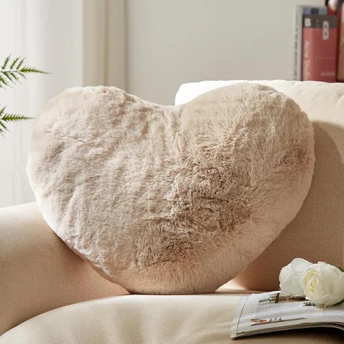 Miniatura 21 de YRXRUS Almohadas de corazón, almohada en forma de corazón, almohada blanca con forma de corazón para regalos, almohadas con forma para ella, niños