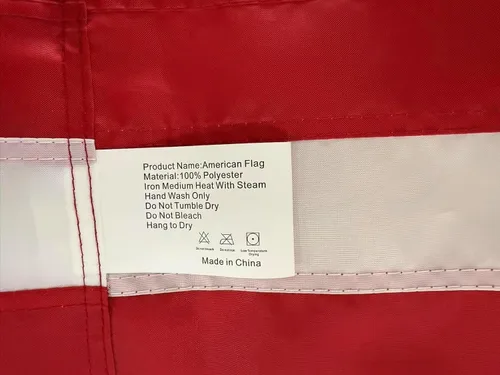 Miniatura 8 de Bandera de Estados Unidos bordada con estrellas cosidas y rayas cosidas, resistente y duradera (el mástil de bandera no está incluido)