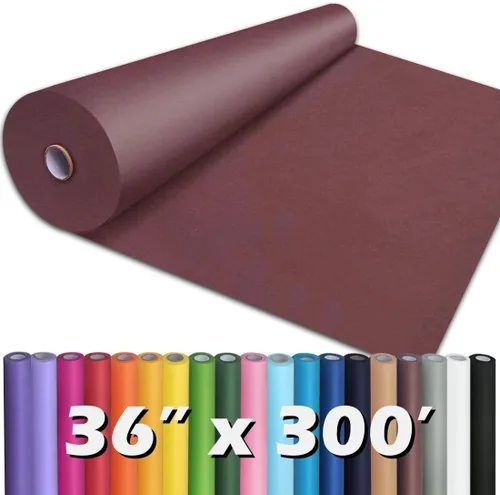 Miniatura 92 de PerkHomy Rollo de Papel Kraft Marrón 48" x 1,800" (150') para Envolver Regalos, Ramos, Flores, Arte, Pintura, Manualidades, Escritura, Embalaje
