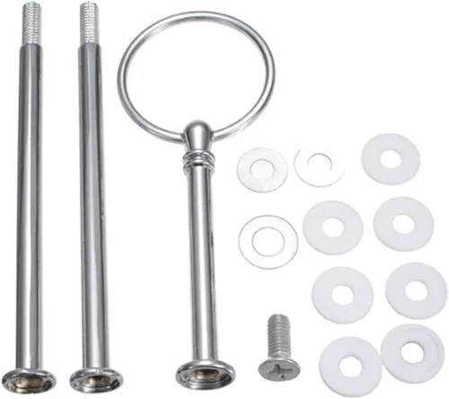Miniatura 9 de Snadulor - Soporte redondo para tartas de 3 niveles y 13 pulgadas