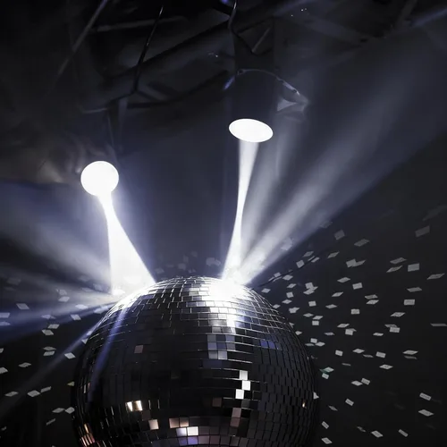 Miniatura 4 de Luz de Bola de Discoteca, PinSpot LED Blanco de 3W para Iluminar Bola de Espejo, Luces de PinSpot para DJ en el Escenario (Cáscara Blanca)