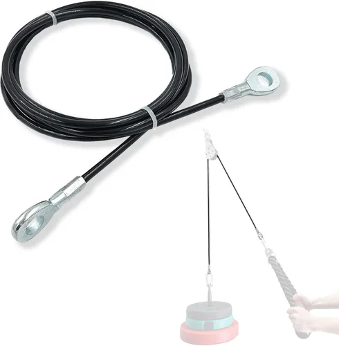 J Bryant Fitness Cable de Repuesto para Gimnasio Polea de Fitness Gruesa de 5mm Cuerda de Alambre de Acero Resistente para Gimnasio en Casa