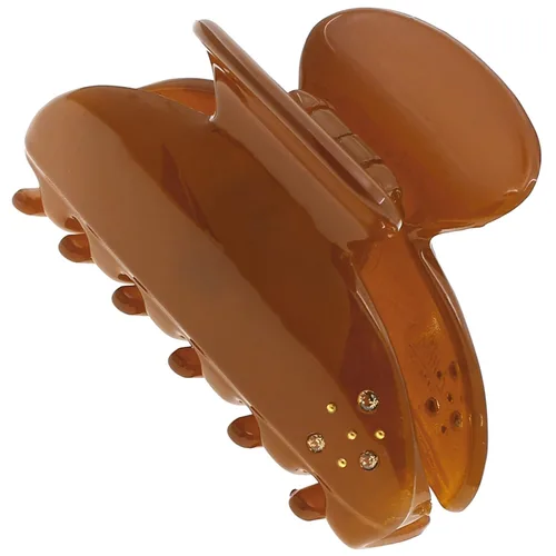Camila Paris CP3426 - Pinzas de pelo francesas para mujer, 2.75 pulgadas, pinzas medianas para cabello grueso, clip de garra azul oscuro con