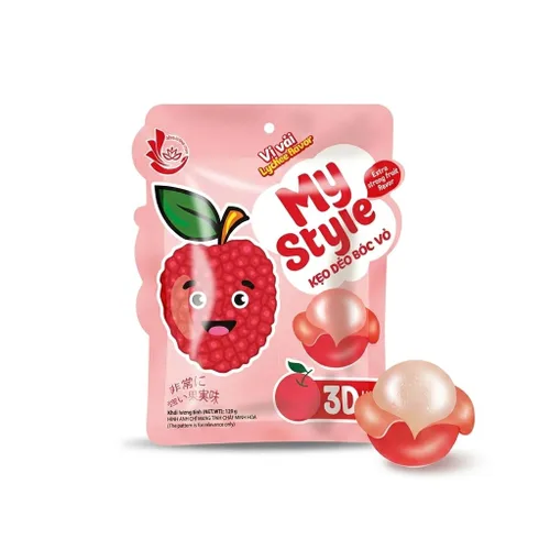 Miniatura 8 de My Style 3D - Caramelo de gomita pelable - Auténtico caramelo vietnamita de frutas tropicales, bolsa de 4.23 onzas (4.23 oz), sabores de frutas