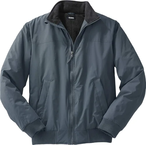 Miniatura 10 de KingSize Chaqueta bomber grande y alta con forro polar para hombre