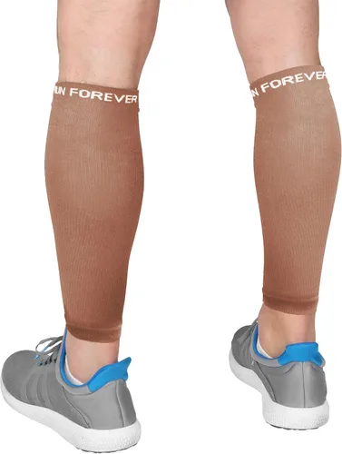 Miniatura 13 de Run Forever Mangas de compresión de pantorrilla para hombres y mujeres, manga de compresión de piernas, calcetines de compresión sin pies