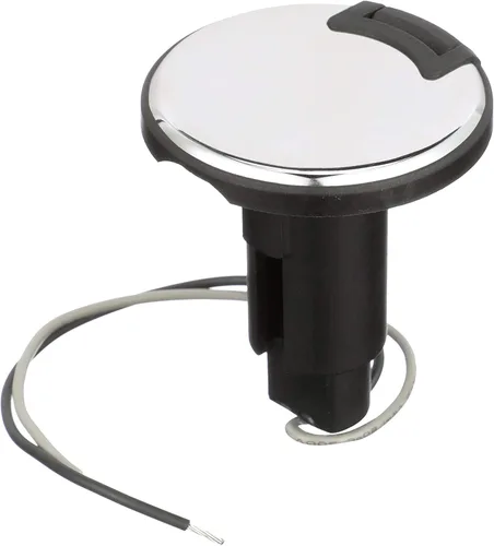 Miniatura 5 de Attwood 910R2PSB-7 LightArmor™ Serie 910R Base de luz redonda enchufable - para luz de poste completo, 2 pines, cubierta de acero inoxidable negra
