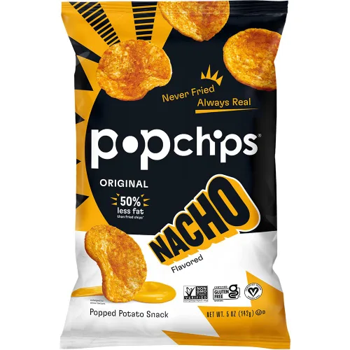 Miniatura 20 de Popchips Paquete variado de papas fritas, porciones individuales de 0.8 onzas (paquete de 24), 4 sabores: 8 sal marina, 8 barbacoa, 4 crema agria