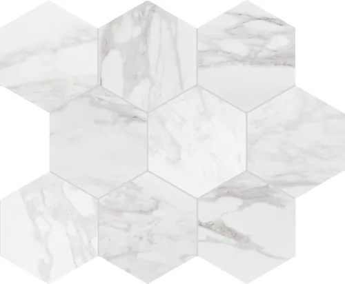 Miniatura 25 de Daltile Perpetuo - Moldura redondeada de porcelana con aspecto de mármol de porcelana de 3 x 24 pulgadas en gris eterno pulido (se vende por pieza)