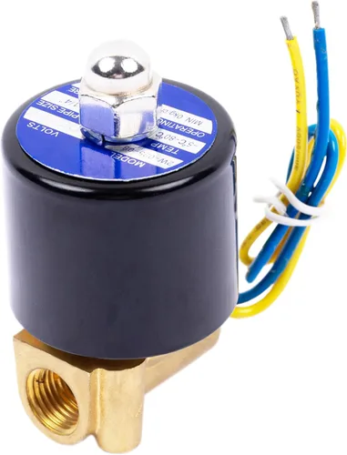 Miniatura 9 de HFS válvula solenoide eléctrica 110 vatios Ac o 12 vatios Dc para agua, aire, gas, combustibles N/c - 1/4, 1/2, 3/4 pulgadas, 1 pulgada NPT