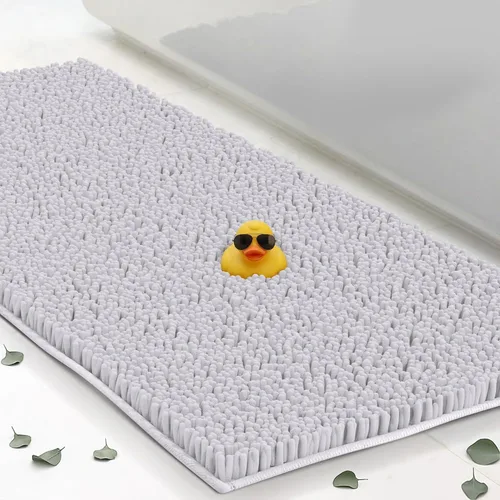 Miniatura 19 de ITSOFT Alfombra de Felpa para Baño 59x21 pulgadas, Tapetes de Baño Absorbentes Lavables a Máquina Antideslizantes, de Secado Rápido, Alfombras