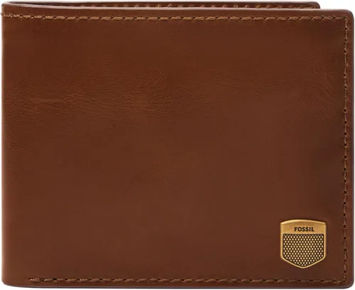 Miniatura 6 de Fossil Ryan - Cartera plegable de piel con bloqueo RFID y ventana de identificación abatible para hombre