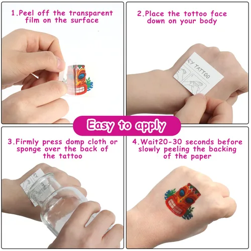 Miniatura 5 de LOMIMOS 120 tatuajes temporales de Halloween, calcomanías extraíbles impermeables para niños y adultos, recuerdos de fiesta, decoración de festivales