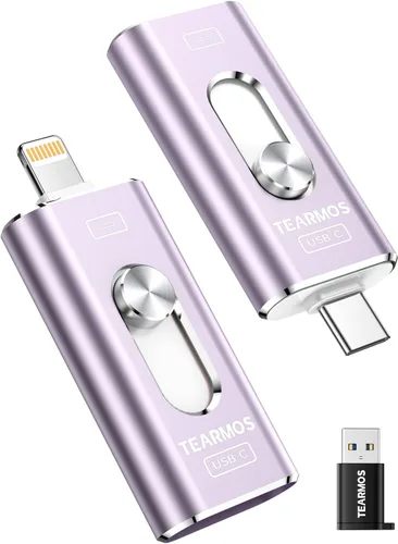 Miniatura 11 de Memoria Stick de 256 GB para iPhone Flash Drive, almacenamiento de teléfono para fotos y videos, copia de seguridad de archivos, compatible