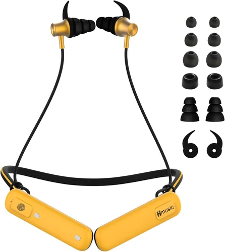Miniatura 10 de Hmusic H23 Jobsite - Auriculares inalámbricos con reducción de ruido de 30 dB, impermeable IP67, batería de 80 horas, micrófono con cancelación
