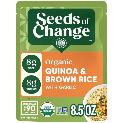 Miniatura 2 de SEEDS OF CHANGE Quinoa orgánica y arroz integral, 8.5 onzas (paquete de 12)