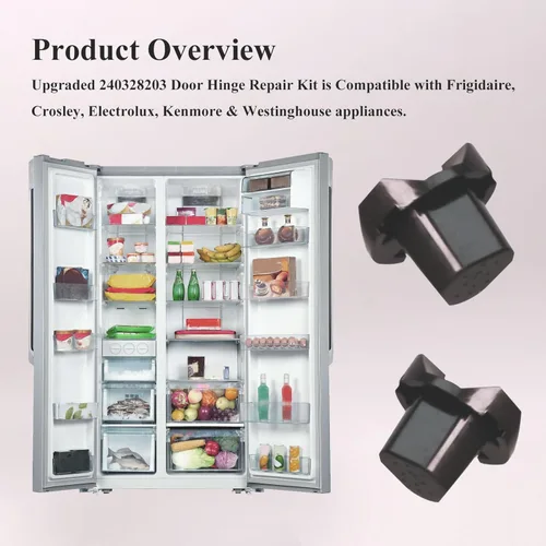 Miniatura 2 de 240328203 Cámara de cierre de cojinete de bisagra de puerta de refrigerador, repuesto para piezas de refrigerador Frigidaire Electrolux, apto