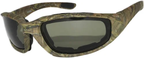 Miniatura 13 de OWL Gafas de espuma acolchadas para motocicleta, lente transparente con espejo ahumado