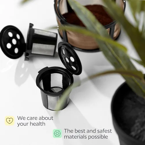 Miniatura 5 de 2 tazas K reutilizables y filtro de café para Keurig K-Duo caliente y helado, cafetera de una sola porción y jarra con tecnología MultiStream (Gen 2)