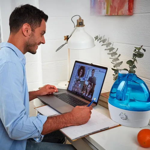 Miniatura 7 de AquaOasis® Humidificador de niebla fría (tanque de agua de 2.2 litros), humidificadores ultrasónicos silenciosos para dormitorio y habitación