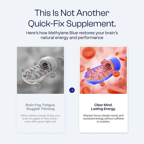 Miniatura 5 de HEALTHLETIC Gotas de azul de metileno – Solución USP de grado farmacéutico al 1% fabricada en Estados Unidos – Apoya la claridad mental, el enfoque