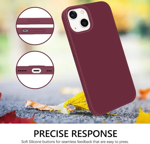Miniatura 99 de GUAGUA Funda compatible con iPhone 17 Pro Max de 6.9 pulgadas, silicona líquida, goma de gel suave, delgada, forro de microfibra delgada
