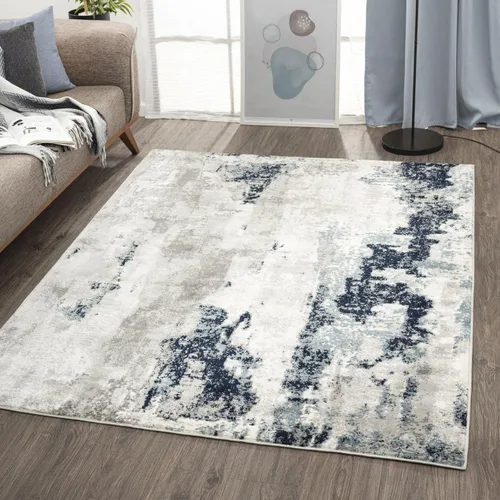 Miniatura 12 de LUXE WEAVERS Lagos Collection - Alfombra de área abstracta beige de 5 x 7 pies