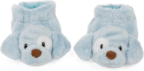 Miniatura 4 de GUND Baby GUND Spunky - Botines de sonajero de felpa para bebé, color azul, talla única Cachorro