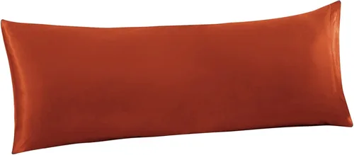 Miniatura 36 de Ersmak Juego de 2 fundas de almohada de satén estándar, ultra suaves y sedosas para cabello y piel, resistentes a las arrugas a la decoloración