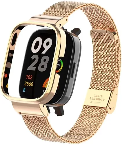 Miniatura 7 de Compatible con Redmi Watch 3 bandas, correa de repuesto de metal de acero inoxidable para Xiaomi Redmi Watch 3 Smart Watch Plateado