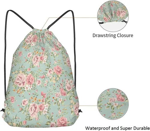 Miniatura 5 de Beabes No Drama Llama Cordón Bolsas Mochila Bolsa Gimnasio Saco Bolsa con Cordón, Multi-a36, Mochilas de viaje