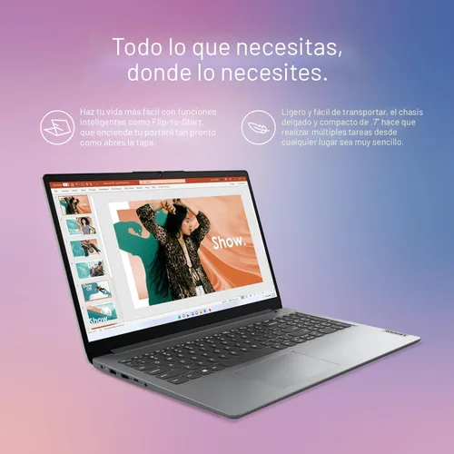Miniatura 5 de Laptop Lenovo IdeaPad 1 para estudiantes, procesador Intel de doble núcleo, 20 GB RAM, 1 TB SSD + 128 GB eMMC, pantalla FHD de 15.6 pulgadas, 1 año
