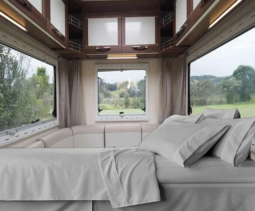 Miniatura 17 de RV-Sheets - Juego de sábanas estrechas de 29.9 x 78.3 in, 600 hilos, 100% egipcias, autocaravanas, caravanas, caravanas, barcos, suaves, de lujo