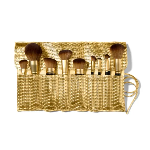 Miniatura 16 de LAURA GELLER NEW YORK - Brocha retráctil con mango de aluminio Kabuki, para todo el maquillaje facial y base para maquillaje facial líquido, crema