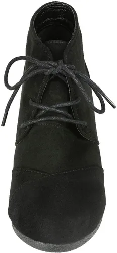 Miniatura 4 de DREAM PAIRS - Botines de tacón bajo con cordones para mujer de uso casual