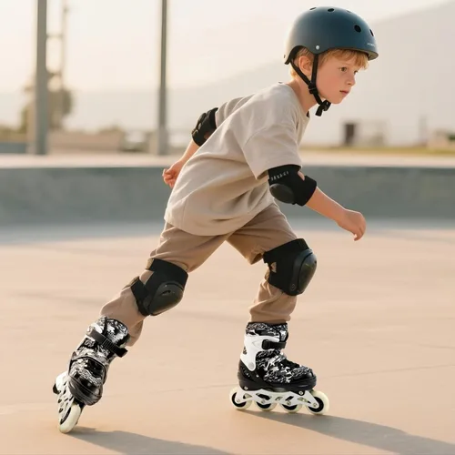 Miniatura 2 de Kuxuan Patines en línea ajustables para niños con ruedas iluminadas, divertidos patines iluminadores para niños, niñas y jóvenes