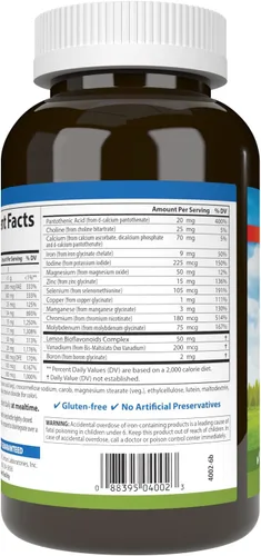 Miniatura 3 de Carlson - Super 1 Diario, Fórmula múltiple vegetariana, multivitamínico, bienestar óptimo, 180 tabletas