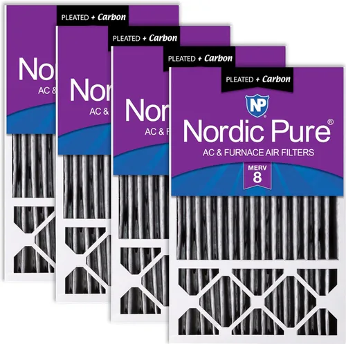 Miniatura 32 de Nordic Pure 16x25x5 (15_3/4 x 24_3/4 x 4_3/8) Filtros de aire de repuesto MERV 12 para Honeywell/Lennox, paquete de 2
