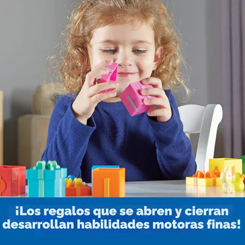 Miniatura 3 de Learning Resources Fiesta Sorpresa de Contar - Juguetes Montessori para Niños Pequeños, Actividades de Apilamiento Preescolar, Juego de Combinación