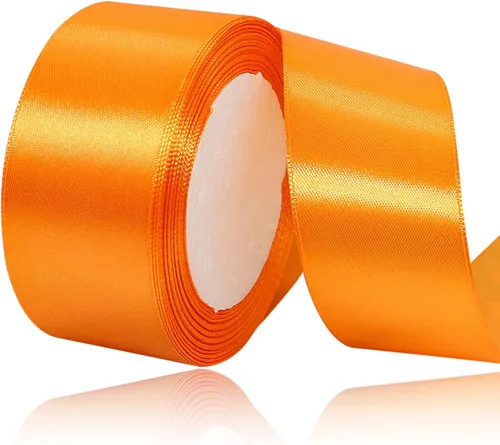 Miniatura 87 de Cinta de satén beige de 1 pulgada x 25 yardas, cinta de tela de color sólido para envoltura de regalos, manualidades, fabricación de lazos