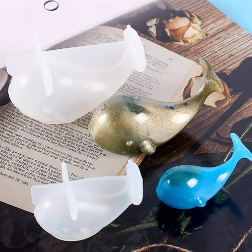 Miniatura 4 de Molde de silicona 3D, moldes de resina de ballena, moldes de vela de cera de soja, molde de jabón hecho a mano, molde de vela de aromaterapia