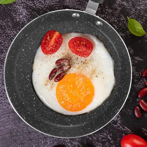 Miniatura 8 de Sartén antiadherente de 7 pulgadas: Sartén para freír huevo para tortilla para freír saltear cocinar pizza y más (sin tapa)