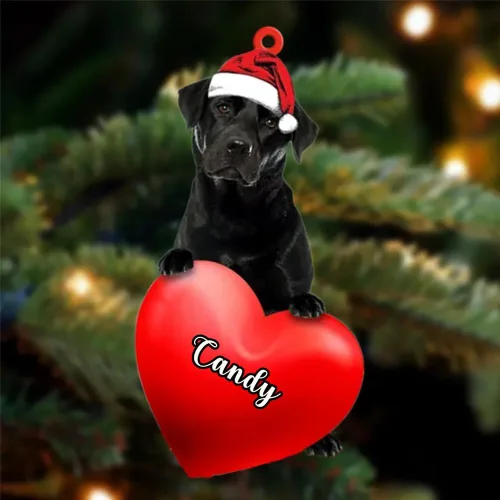 Miniatura 48 de Adornos de Navidad personalizados para perros, nombre personalizado, adorno de Malamute de Alaska, adornos acrílicos, regalos de Navidad, amantes